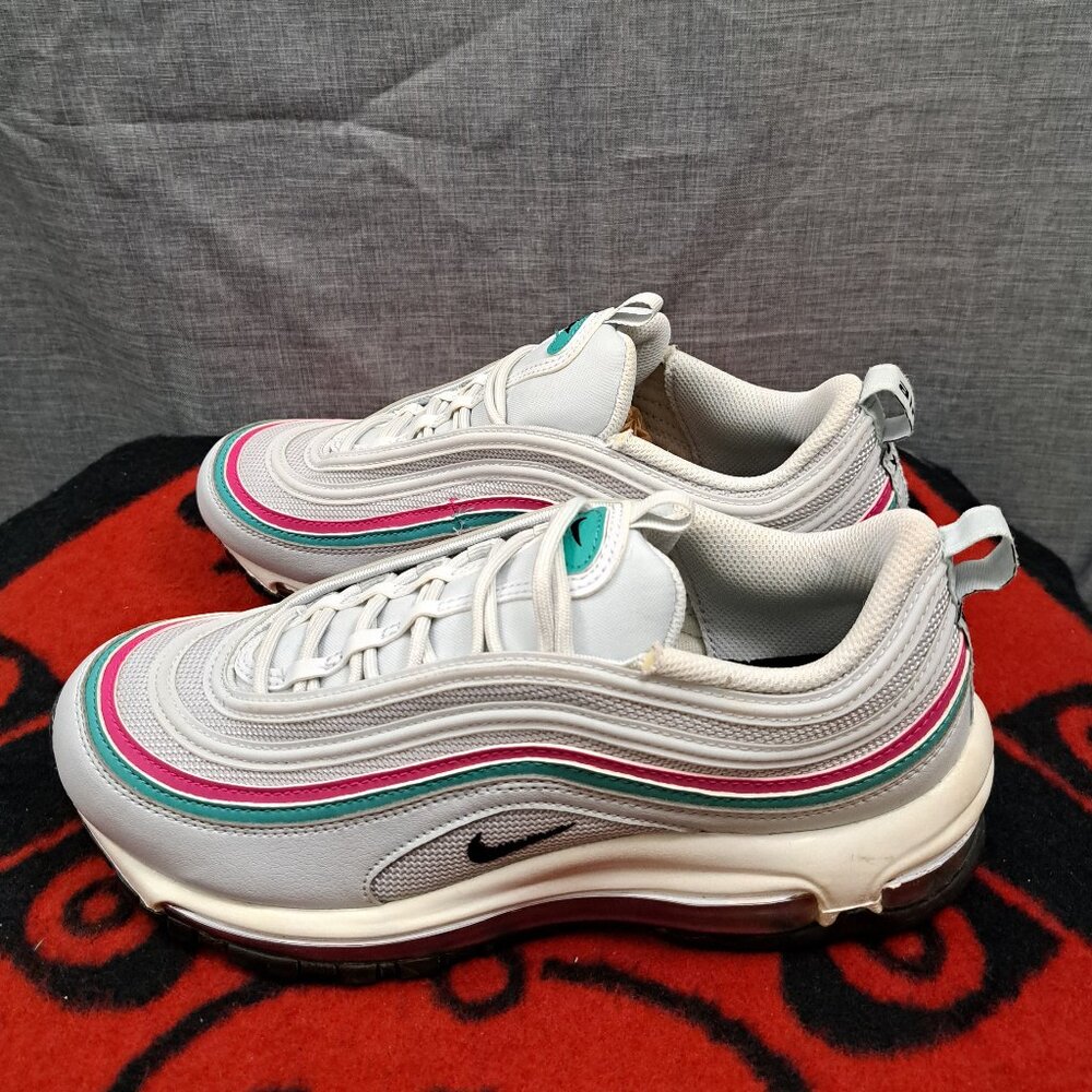 %Size 9 Nike Air Max 97 Women's DH5093 001 Silver Beach Pink Athletic Shoes A6